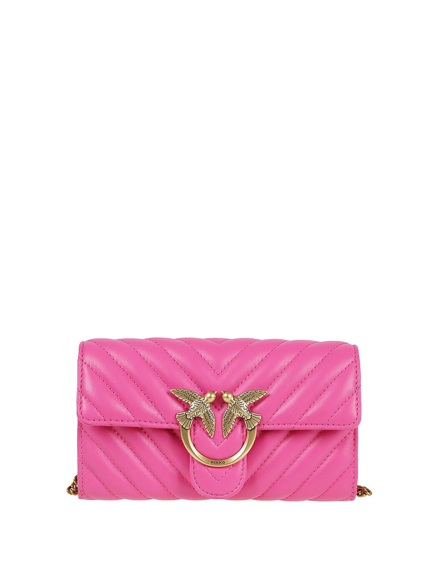 Danna Pinko | Borsetta Love Wallet Chevron 3