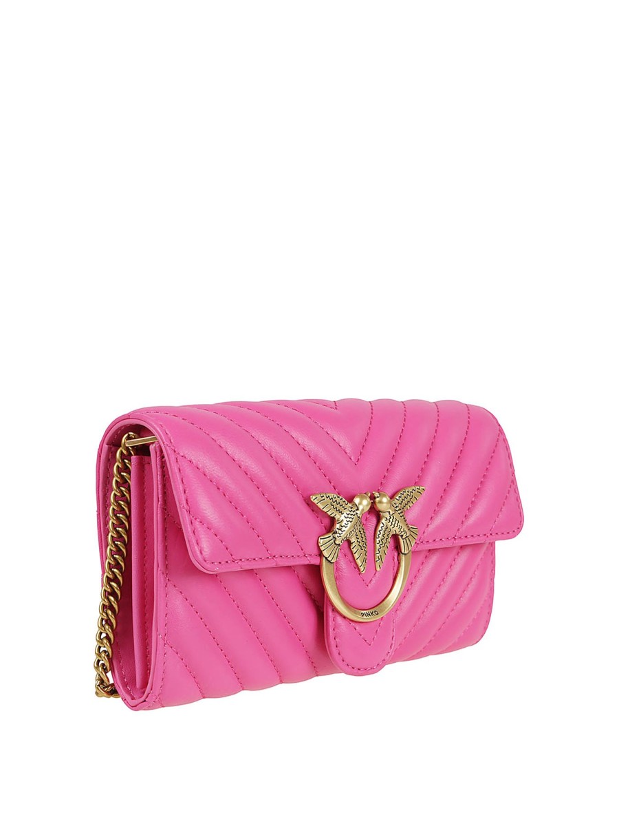 Danna Pinko | Borsetta Love Wallet Chevron 3