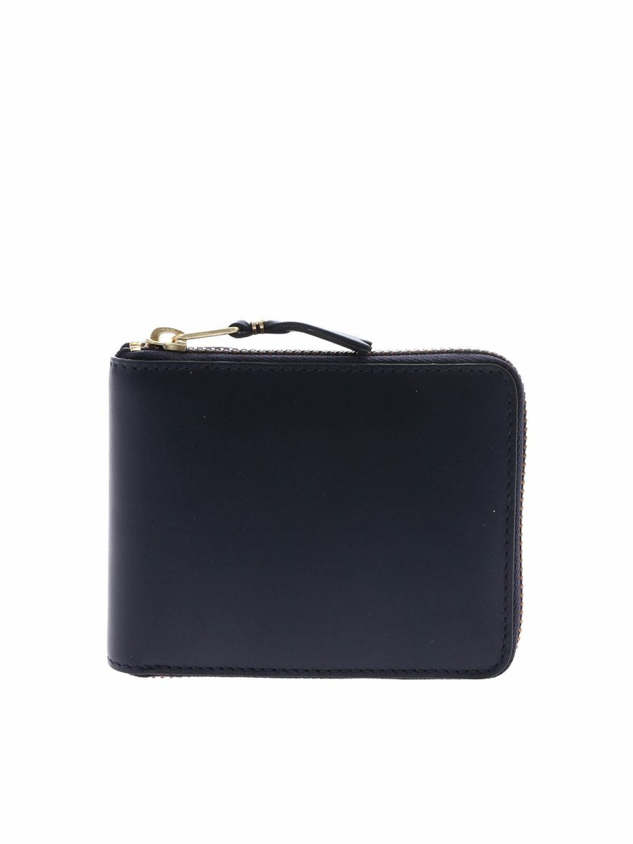 Uomo Comme Des Gar莽ons Wallet | Portafoglio Classic Leather Blu Navy