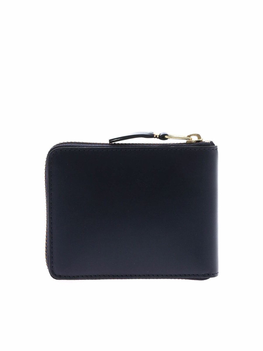 Uomo Comme Des Gar莽ons Wallet | Portafoglio Classic Leather Blu Navy