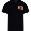 Bambino Dsquared2 | T-Shirt Nera Da Bambino In Cotone