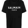 Uomo Balmain | T-Shirt Con Logo