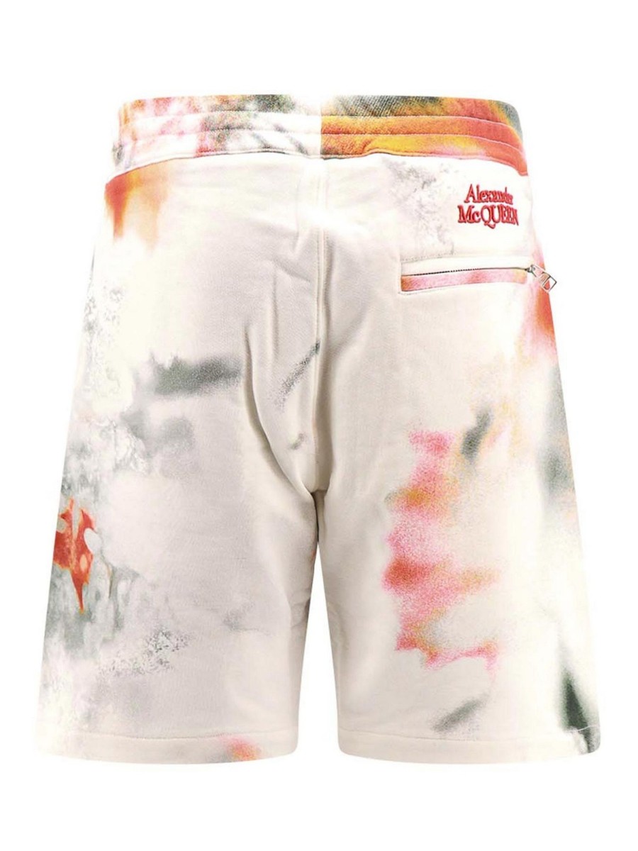 Uomo Alexander Mcqueen | Shorts Organici Floreali