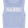 Danna Ganni | Gilet Alluncinetto Con Logo