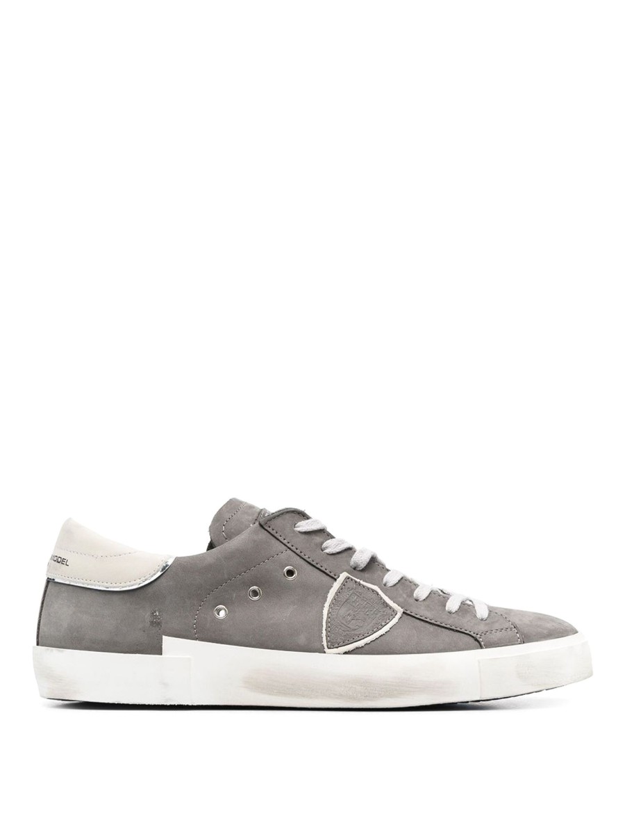 Uomo Philippe Model | Sneakers In Pelle Logata