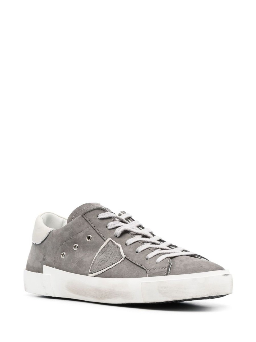 Uomo Philippe Model | Sneakers In Pelle Logata