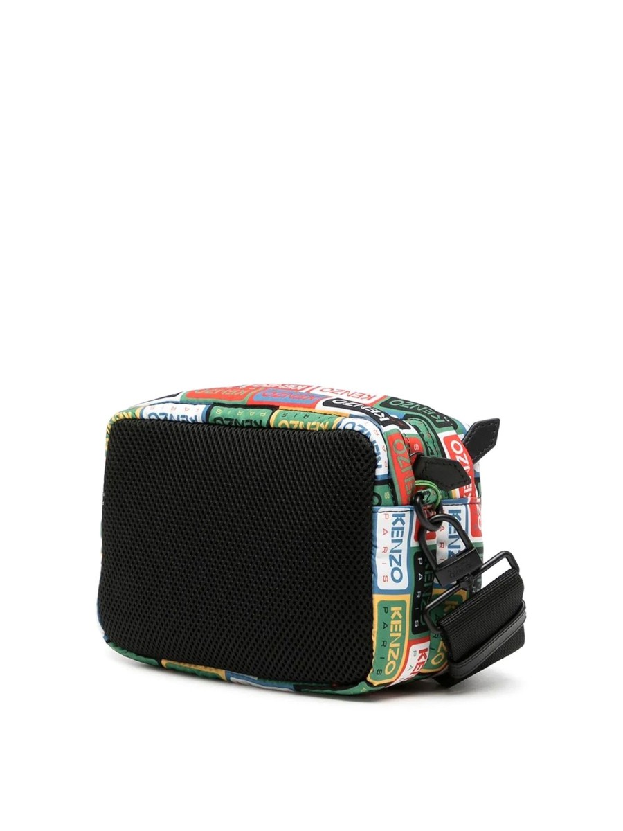 Uomo Kenzo | Borsa Crossbody Con Logo All Over