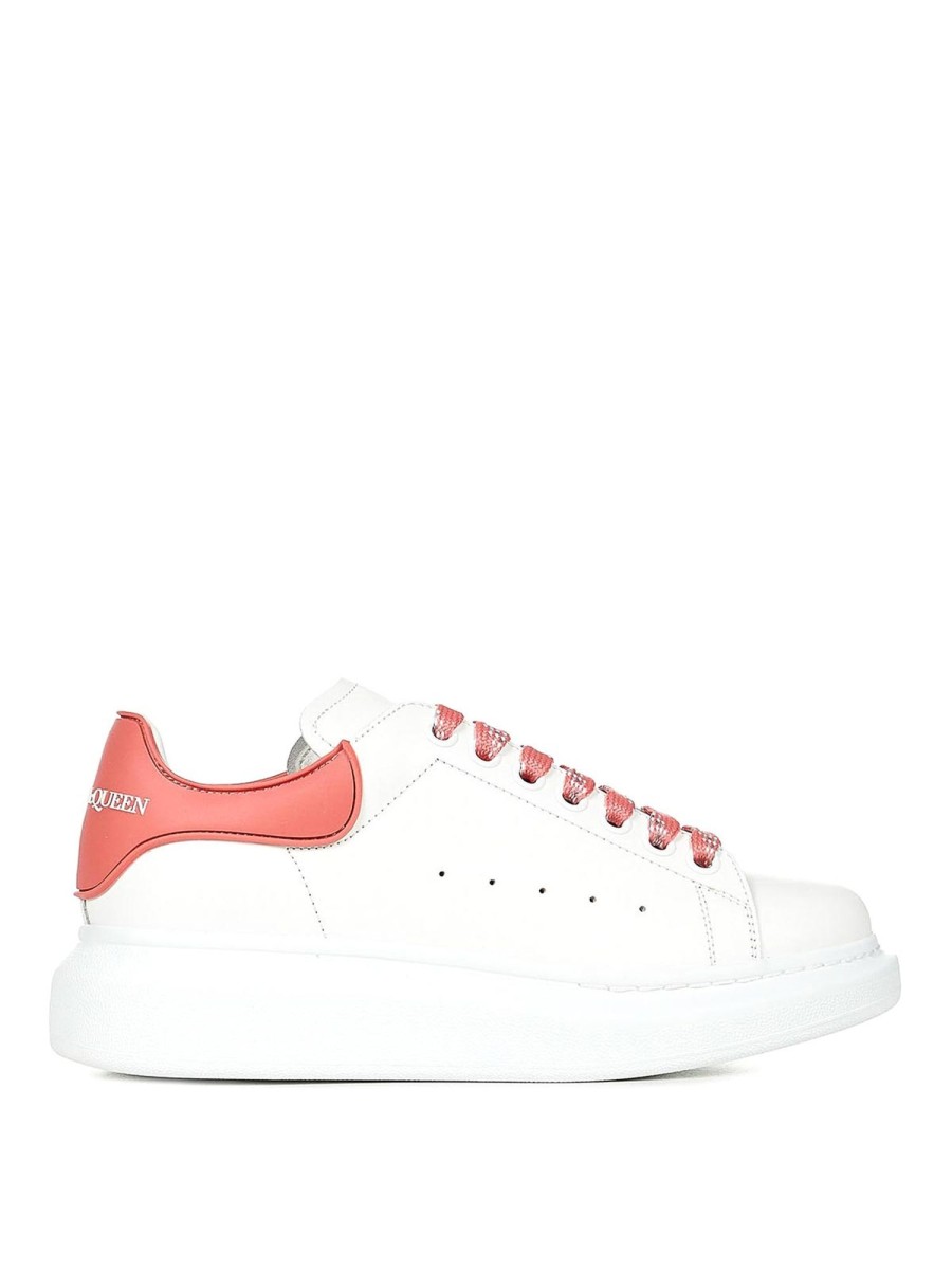 Danna Alexander Mcqueen | Sneaker Oversize In Pelle Di Vitello Bianca