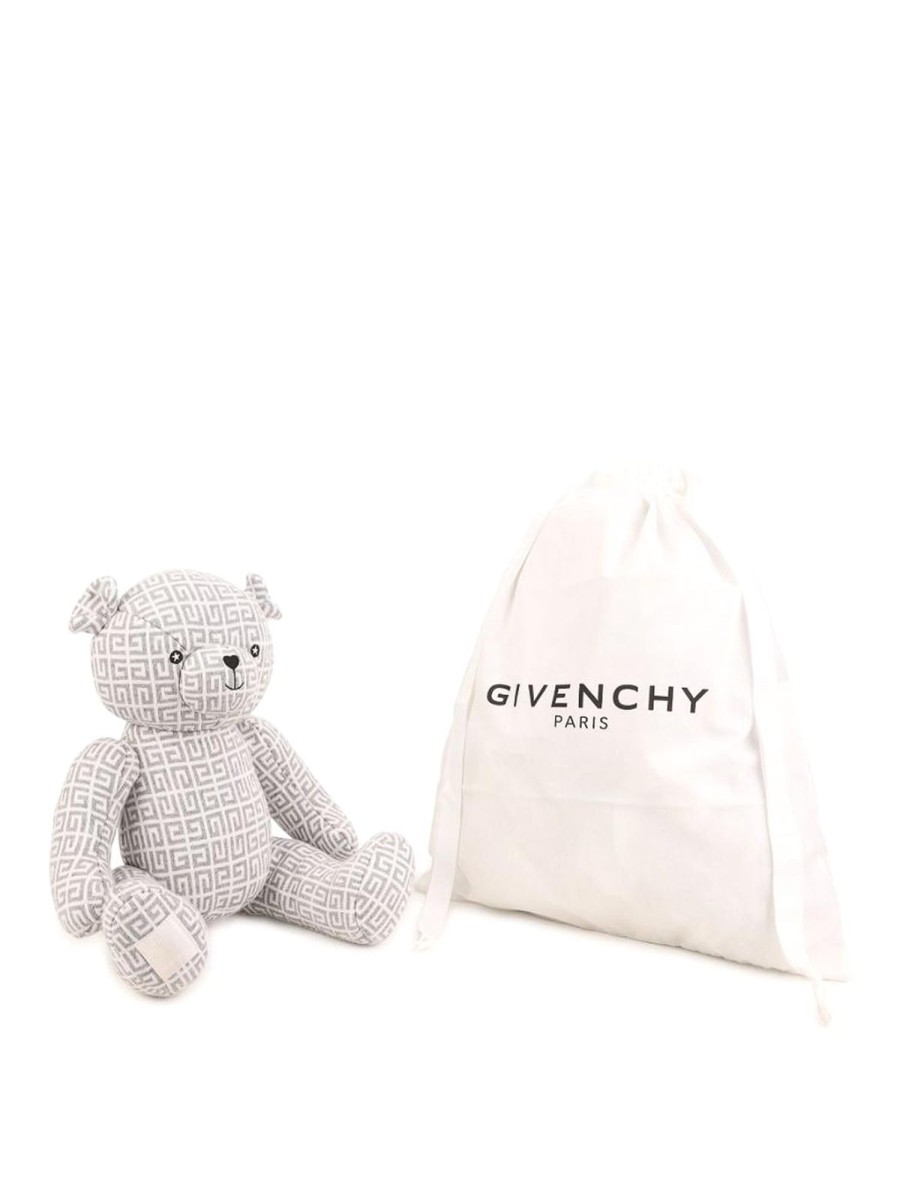 Bambino Givenchy | Orsetto Di Peluche In Cotone E Cashmere