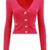 Danna Balmain | Cardigan In Viscosa Sostenibile A Coste