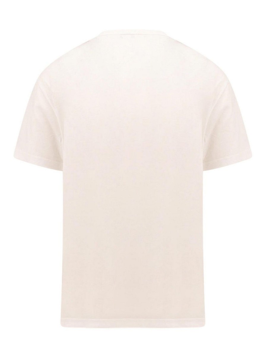 Uomo Alexander Mcqueen | T-Shirt In Cotone Con Stampa Iconica