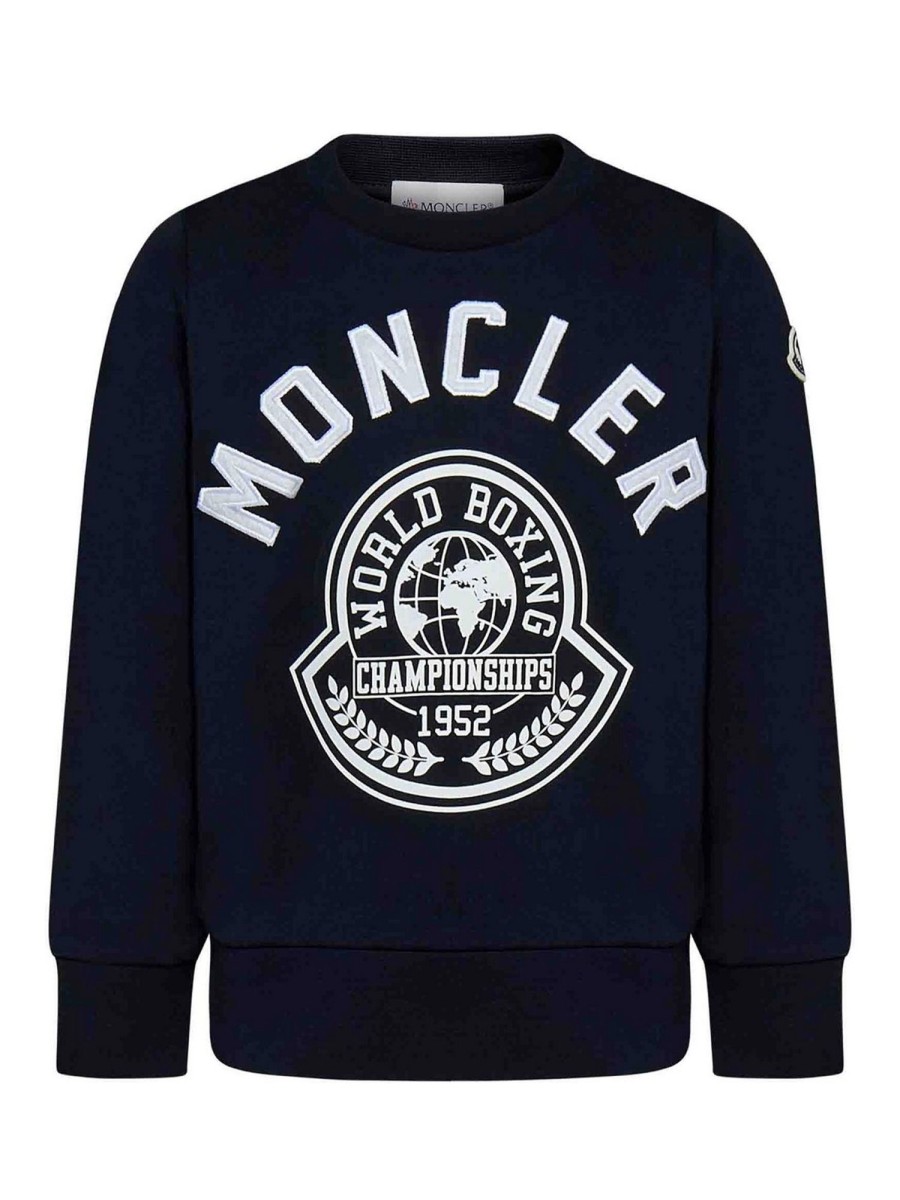 Bambino Moncler Jr | Felpa Con Logo