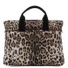 Bambino Dolce & Gabbana | Borsa Fasciatoio In Nylon Leopardata