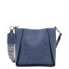 Danna Stella Mccartney | Borsa A Tracolla In Rafia Con Logo Frontale