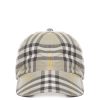 Uomo Burberry | Cappello Da Baseball Con Stampa A Quadri