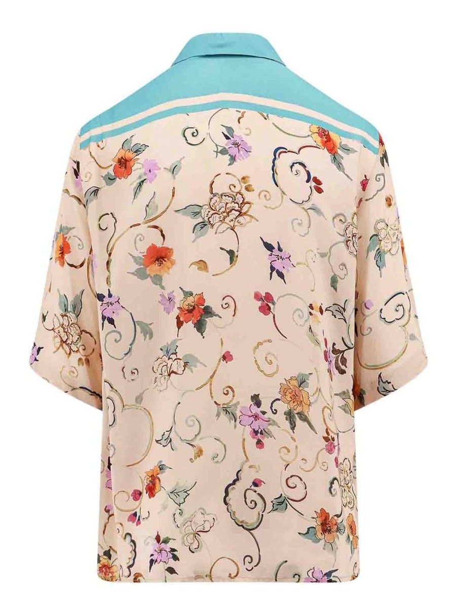 Danna Semicouture | Camicia In Viscosa Con Stampa Floreale