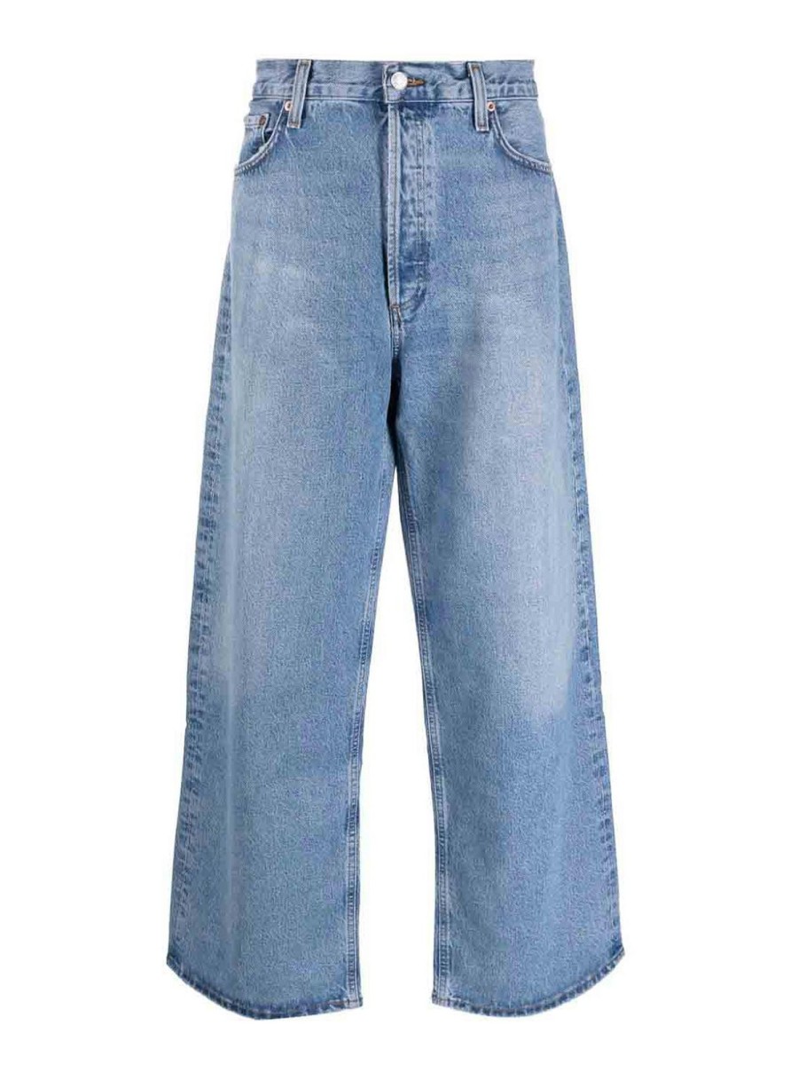 Uomo Agolde | Jeans Larghi A Vita Bassa