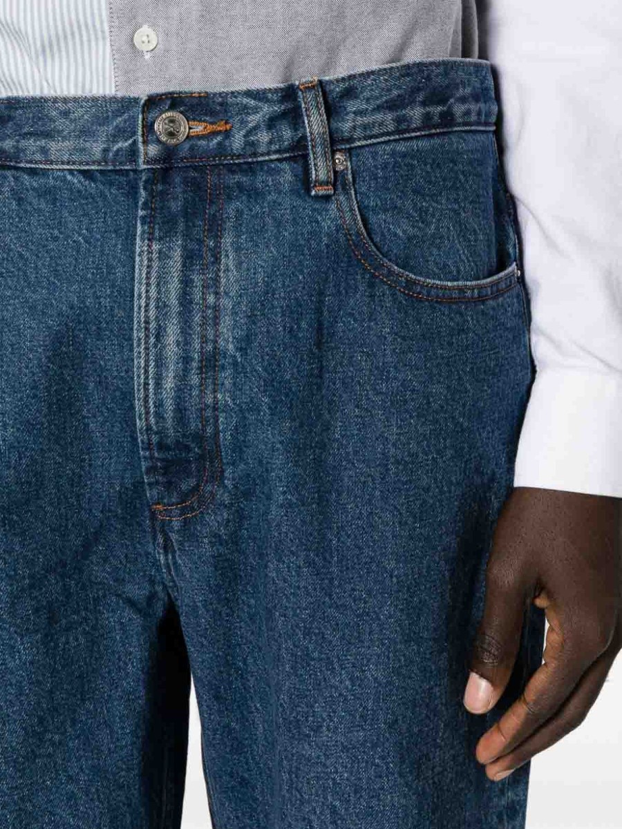 Uomo A.P.C. | Jeans In Denim Dalla Vestibilita Comoda