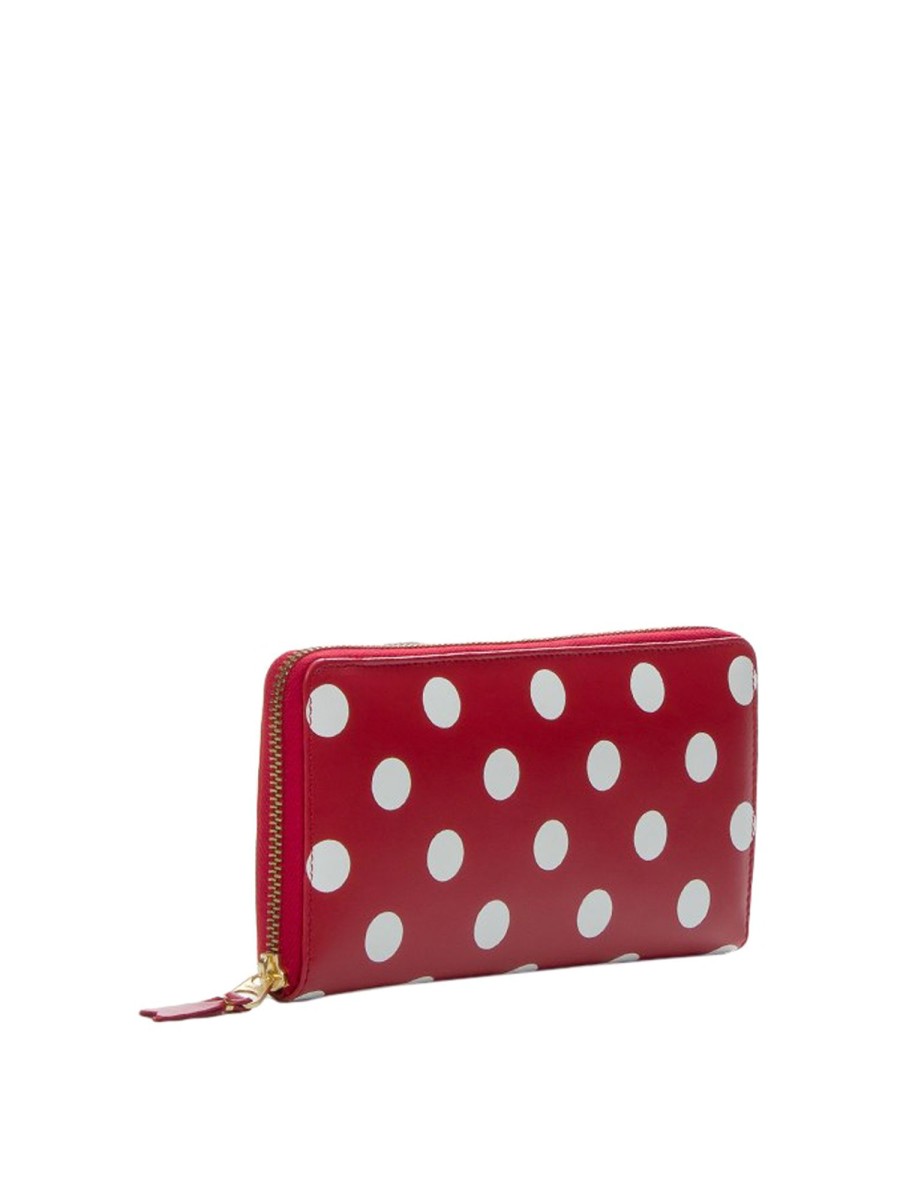 Danna Comme Des Garcons | Portafoglio Con Zip A Pois