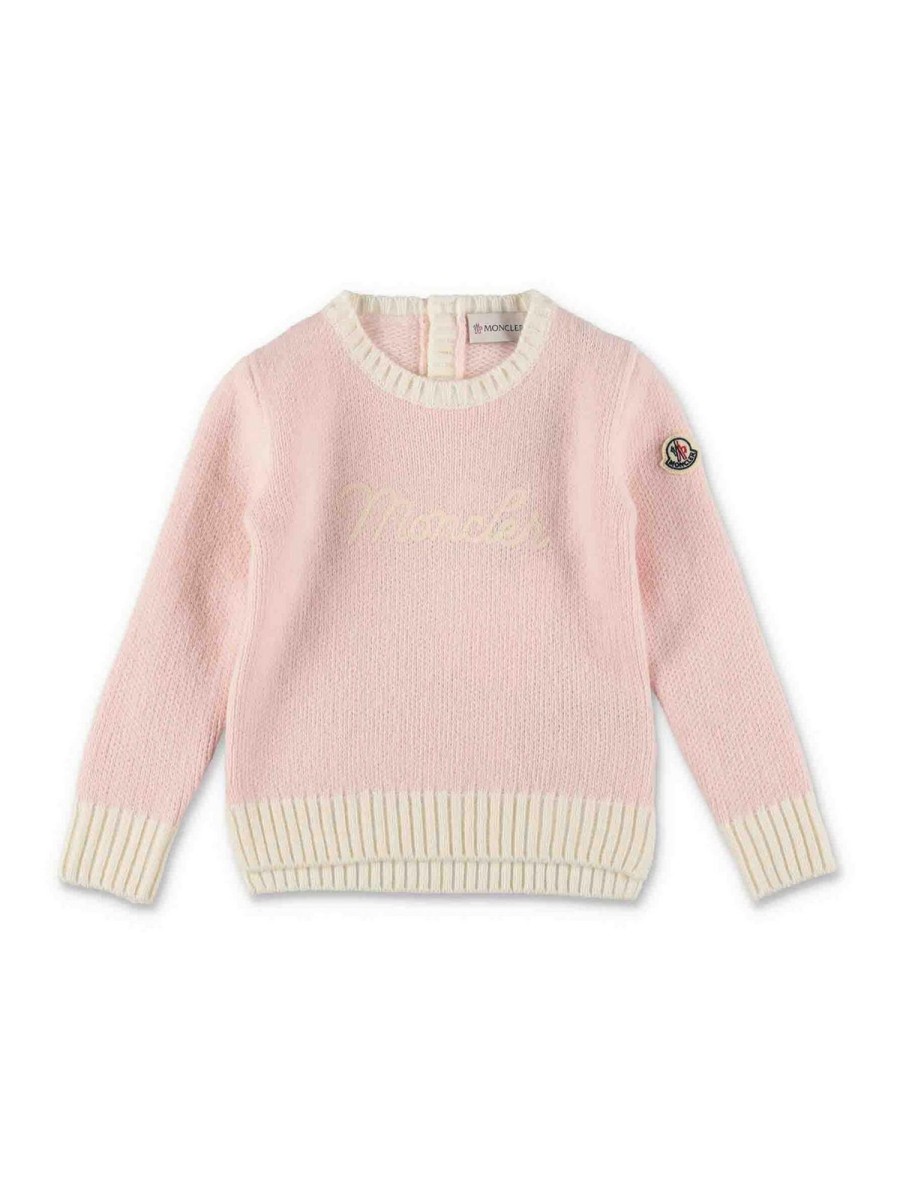 Bambino Moncler | Maglia Moncler Per Neonata In Lana Vergine