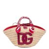 Danna Dolce & Gabbana | Borsa Kendra In Paglia Con Logo Dg