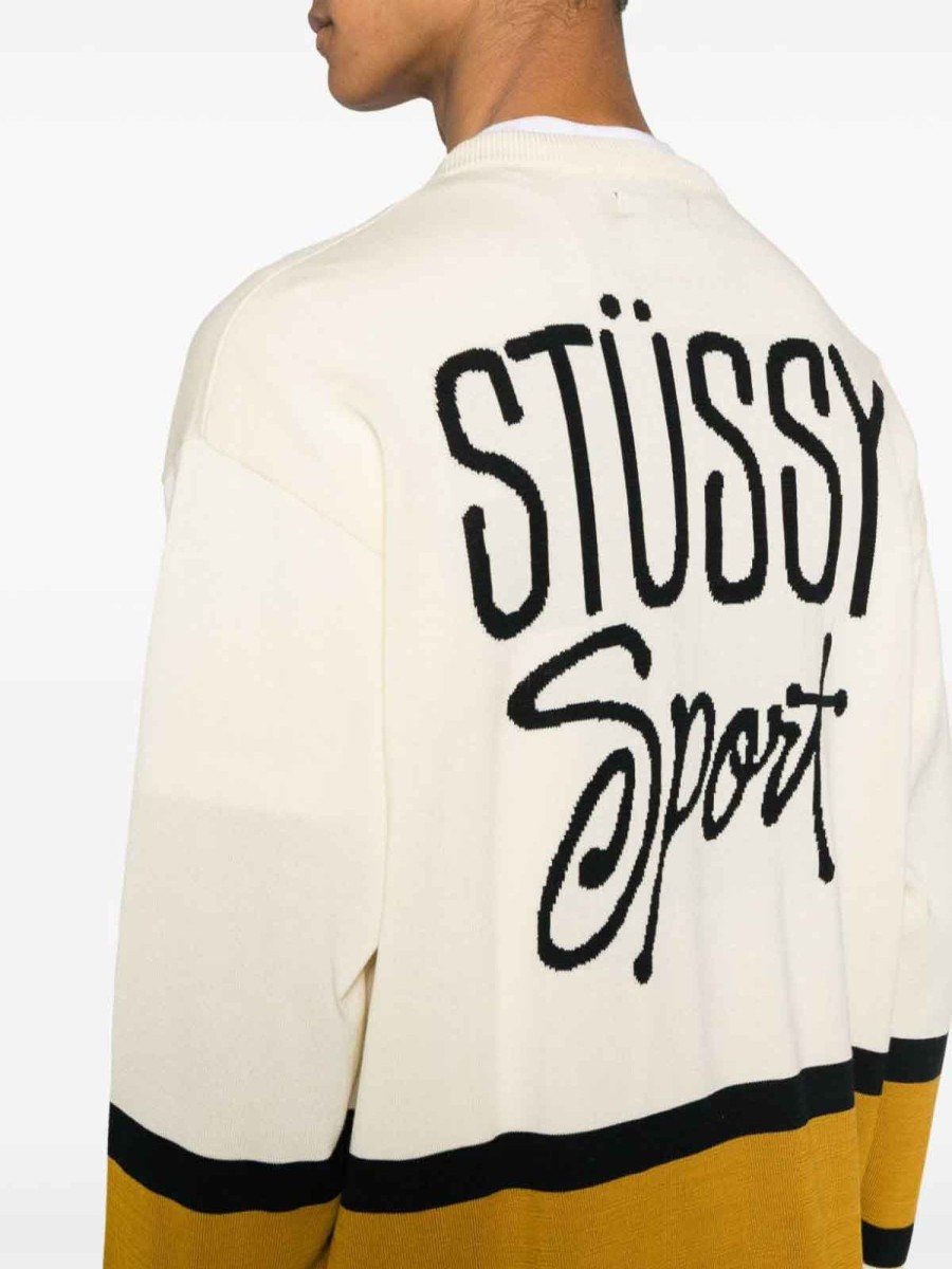 Uomo Stussy | Girocollo In Cotone Logata