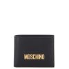 Uomo Moschino | Portafoglio Con Logo In Metallo