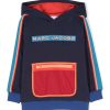 Bambino Marc Jacobs | Felpa Con Cappuccio Per Ragazzo In Cotone Blu