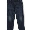 Bambino Versace | Jeans A Gamba Dritta Con Logo