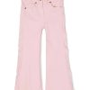 Bambino Stella McCartney Kids | Jeans A Zampa Tinta Unita Con Logo Applicato