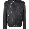 Uomo Balmain | Giacca Biker Con Zip