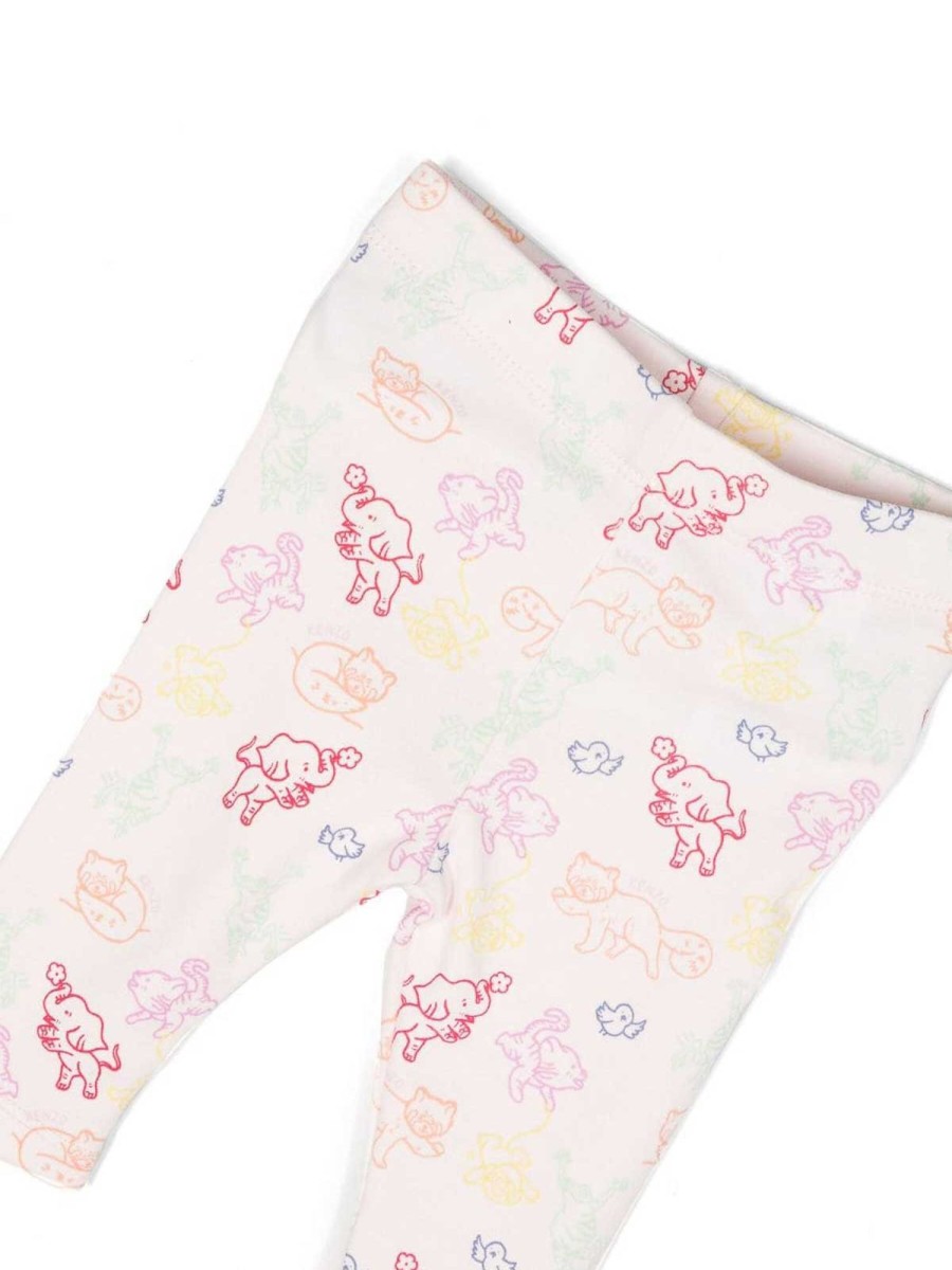 Bambino Kenzo | Completo Abito Leggings Fascia Per Capelli