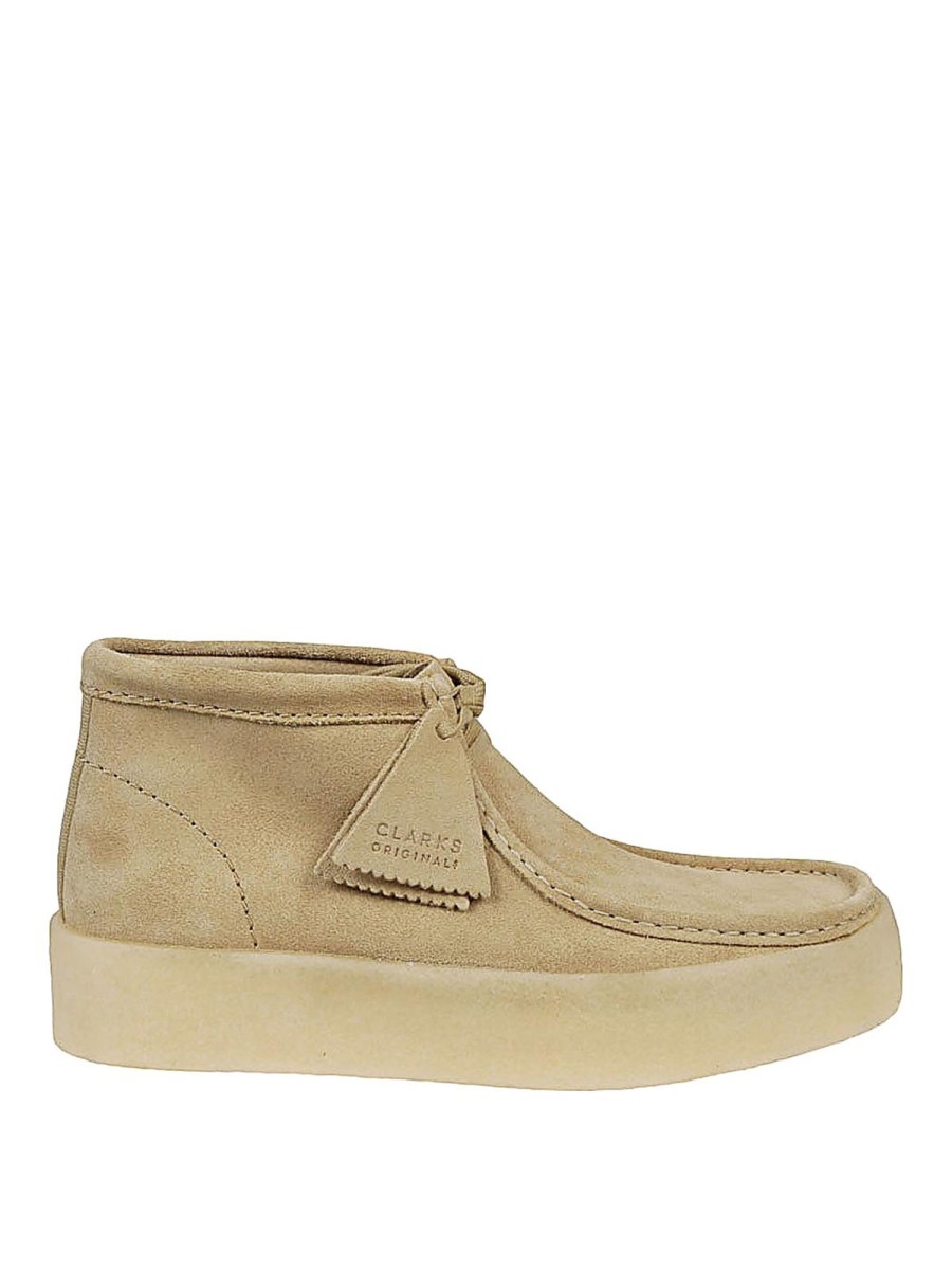 Uomo Clarks | Scarpe Wallabee Cup In Pelle Scamosciata