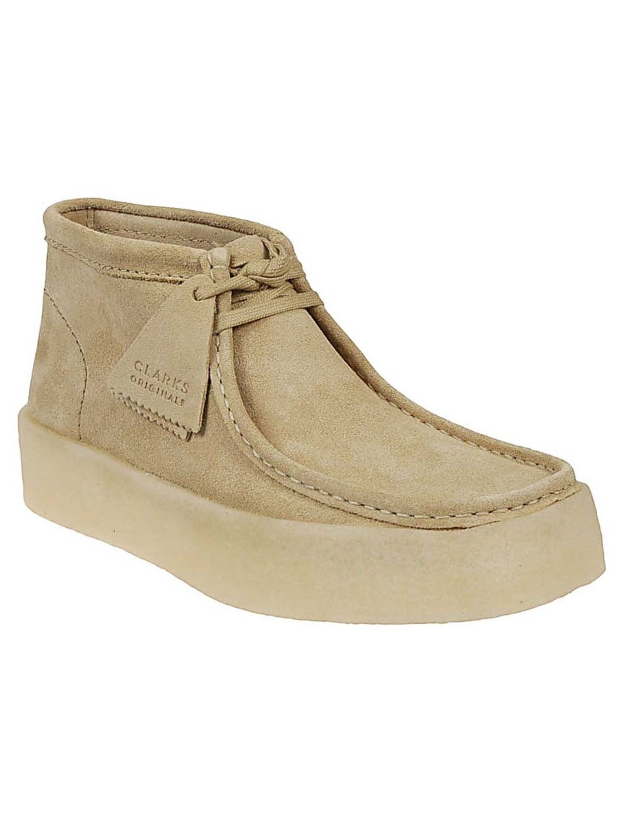 Uomo Clarks | Scarpe Wallabee Cup In Pelle Scamosciata