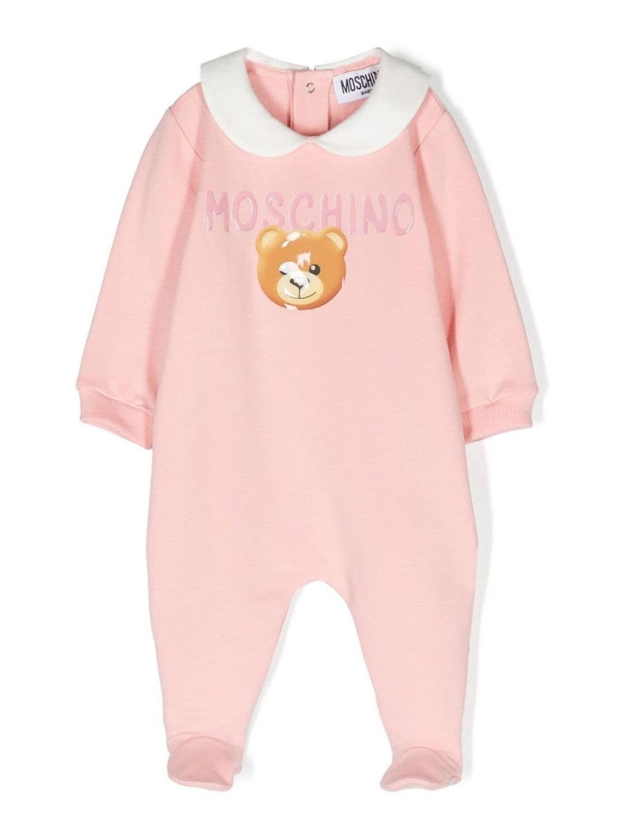 Bambino Moschino | Set Teddy Bear Bambina Moschino Pagliaccetto