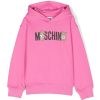 Bambino Moschino | Felpa Con Cappuccio In Cotone Con Orsetto