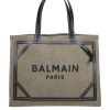 Danna Balmain | B-Army Shopper Medium In Tela E Pelle