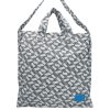 Uomo Sunnei | Borsa Shopping In Denim Con Stampa Logo