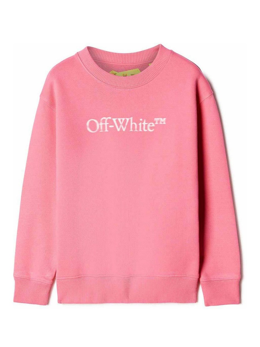 Bambino Off-White | Felpa Con Logo