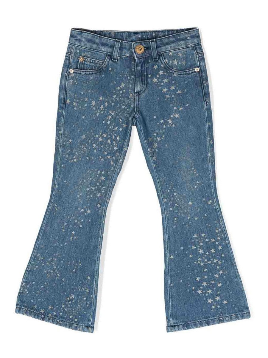 Bambino Versace | Jeans Con Stampa Di Stelle