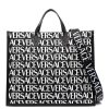 Uomo Versace | Borsa Tote Con Stampa Logo