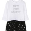 Bambino Givenchy | Abito Givenchy Neonata Pannelli A Contrasto