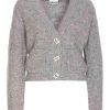 Danna Ganni | Cardigan In Morbida Lana Grigia