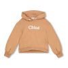 Bambino Chloe' | Felpa Chloe Per Bambina In Cotone Beige