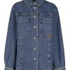 Danna Burberry | Camicia In Denim Oversize