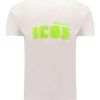 Uomo Dsquared2 | T-Shirt In Cotone Con Stampa Icon Blur