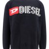 Uomo Diesel | Maglia In Lana Con Logo Frontale