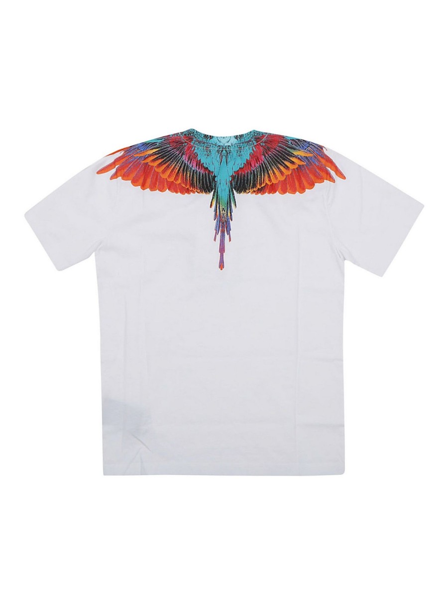 Bambino Marcelo Burlon Kids | T-Shirt Regolare Sunset Wings