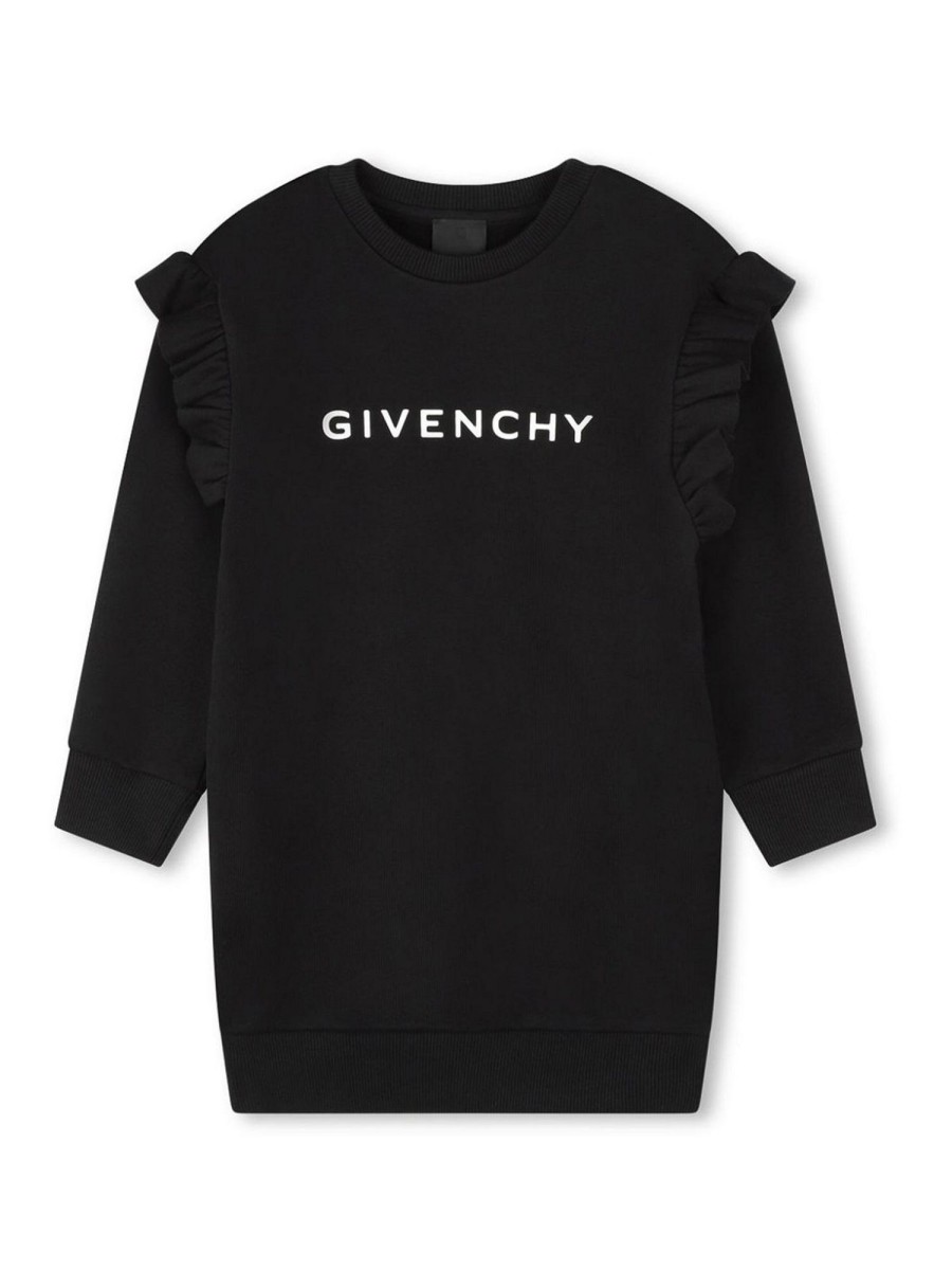 Bambino Givenchy | Felpa Givenchy Per Bambina In Cotone Nero