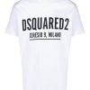 Uomo Dsquared2 | T-Shirt Ceresio 9 In Fresco Cotone